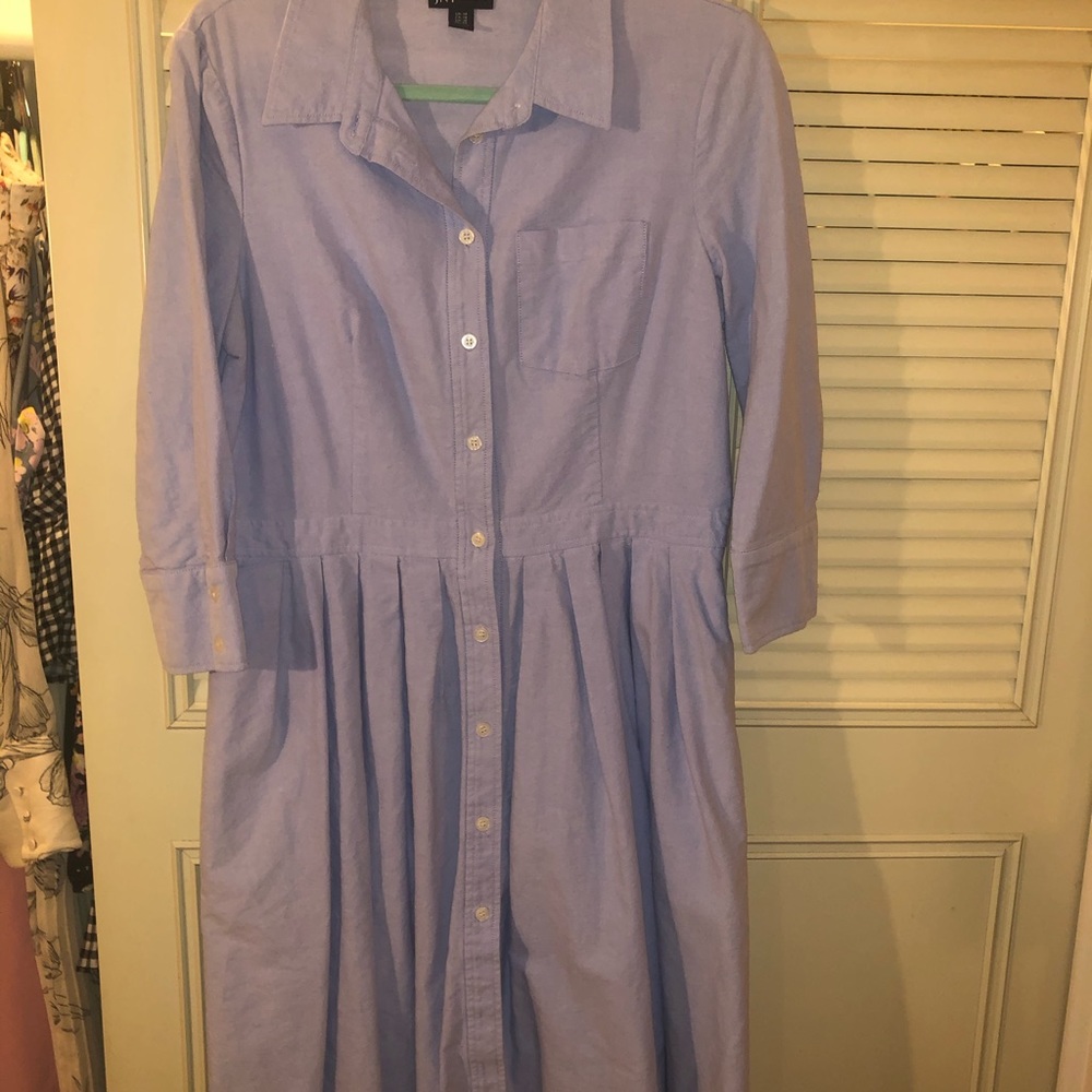 Chambray midi dress